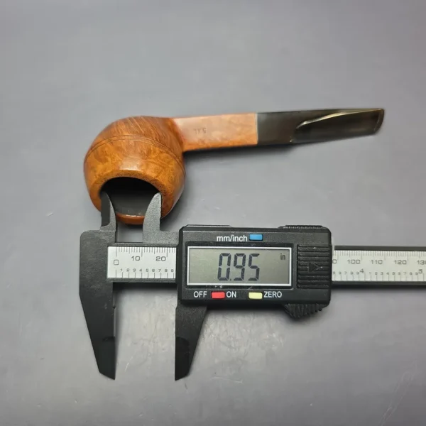 Selected Straight Grain (by Comoy's) 5XL Smooth Bulldog Estate Briar Pipe, English Estates - Image 4