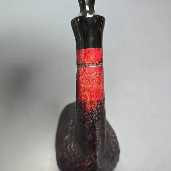 Johs Sandblasted Brandy Estate Briar Pipe, Unsmoked - Image 11