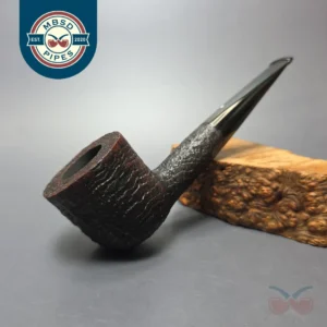 Dunhill 1998 Shell Briar Ring Grain 5106 Sandblasted Pot Estate Briar Pipe, English Estates