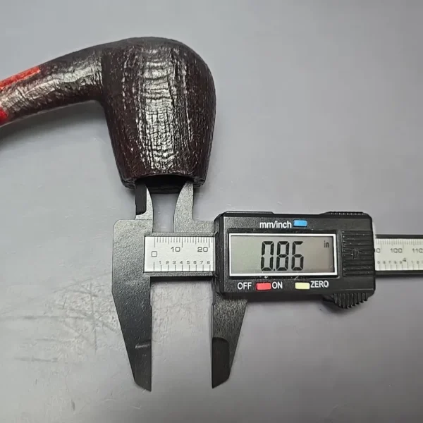 Johs Sandblasted Brandy Estate Briar Pipe, Unsmoked - Image 13