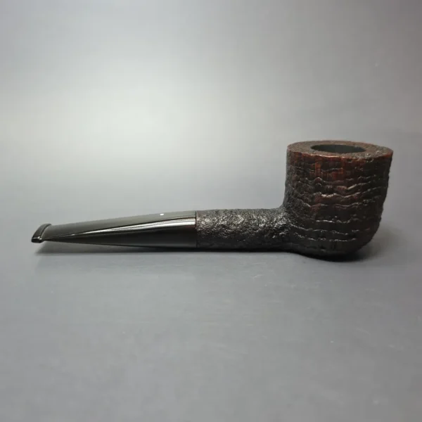 Dunhill 1998 Shell Briar Ring Grain 5106 Sandblasted Pot Estate Briar Pipe, English Estates - Image 4