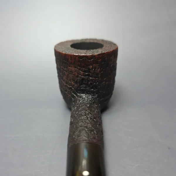 Dunhill 1998 Shell Briar Ring Grain 5106 Sandblasted Pot Estate Briar Pipe, English Estates - Image 6
