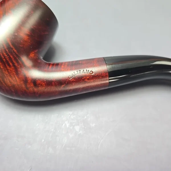 Calibano (Mastro de Paja) 107 C3 Smooth Bent Billiard Estate Briar Pipe, Unsmoked - Image 10