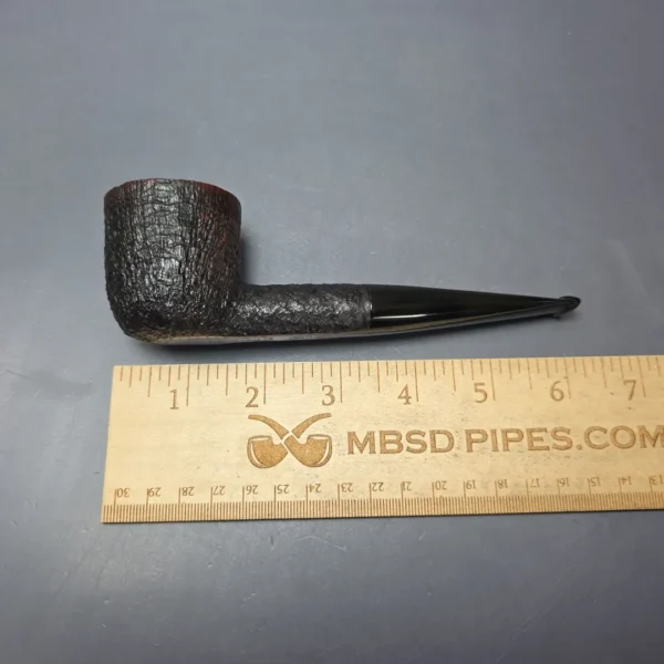 Dunhill 1998 Shell Briar Ring Grain 5106 Sandblasted Pot Estate Briar Pipe, English Estates - Image 9