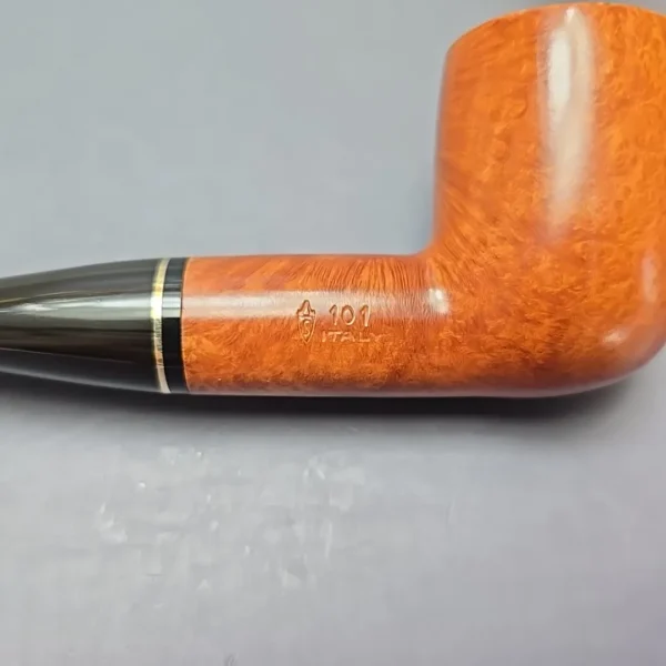Savinelli Champagne 101 Smooth Billiard Estate Briar Pipe, Italian Estates, 6mm - Image 12
