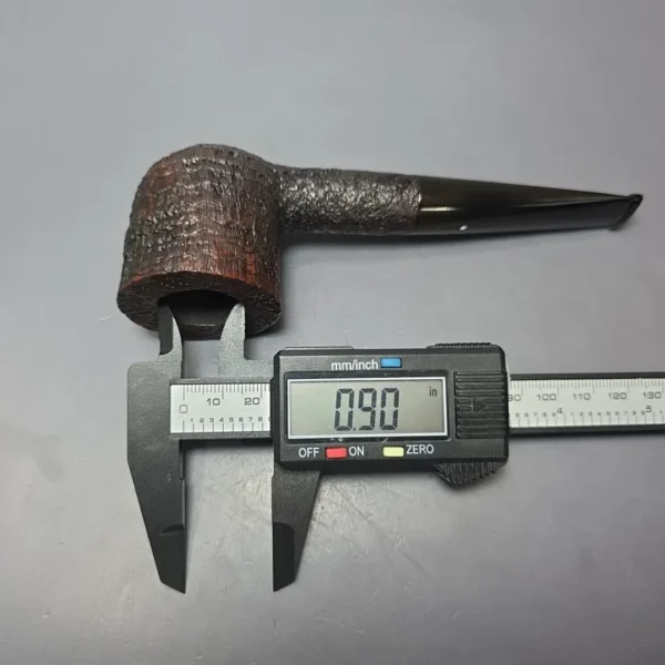 Dunhill 1998 Shell Briar Ring Grain 5106 Sandblasted Pot Estate Briar Pipe, English Estates - Image 10