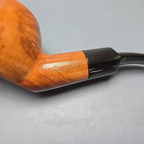 Edward's XL Smooth Diplomat Sitter Estate Briar Pipe, American Estates - Image 10