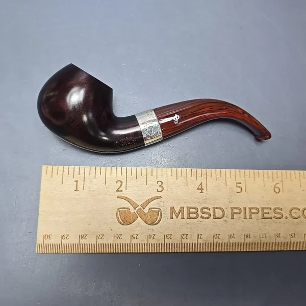 Peterson Irish Harp 03 Smooth Apple w/ Silver Briar Pipe, New - Image 12