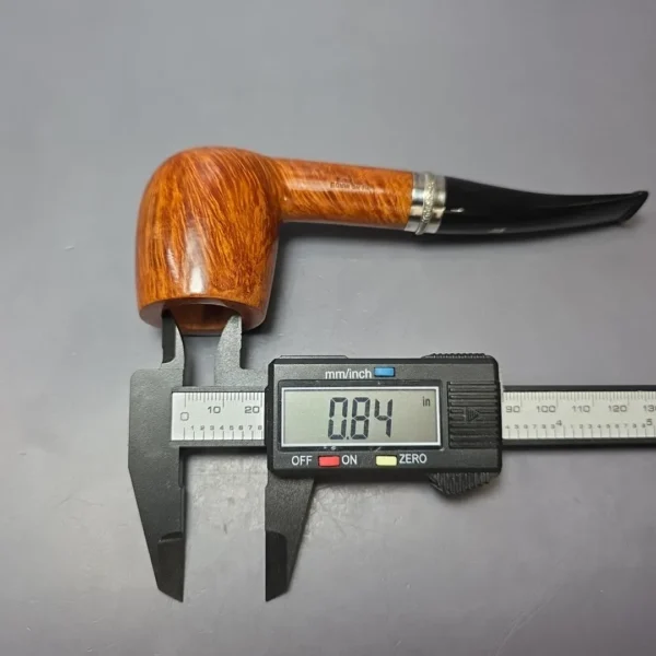 Rinaldo Triade YYY (2) Smooth Billiard w/ Silver Estate Briar Pipe, Unsmoked - Image 14