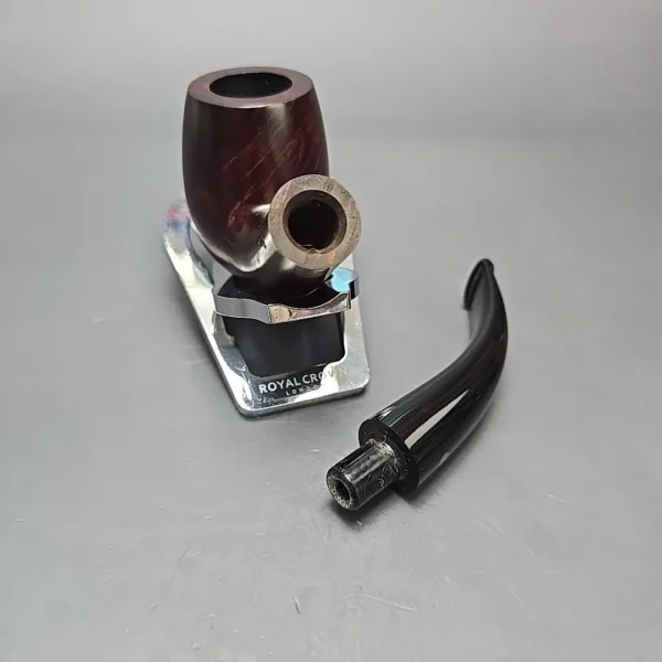 Calibano (Mastro de Paja) 107 C3 Smooth Bent Billiard Estate Briar Pipe, Unsmoked - Image 15