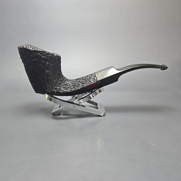 James Upshall Bark EXL Rusticated Diamond Shank Dublin Estate Briar Pipe, Unsmoked - Image 10
