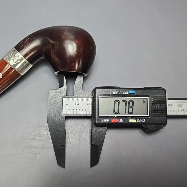 Peterson Irish Harp 03 Smooth Apple w/ Silver Briar Pipe, New - Image 13