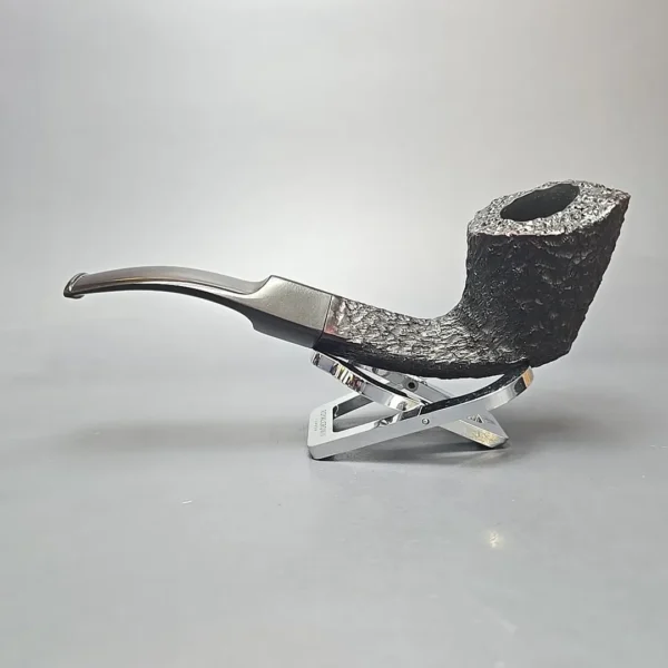 James Upshall Bark EXL Rusticated Diamond Shank Dublin Estate Briar Pipe, Unsmoked - Image 12
