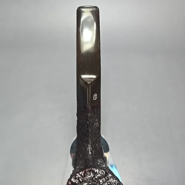James Upshall Bark EXL Rusticated Diamond Shank Dublin Estate Briar Pipe, Unsmoked - Image 7