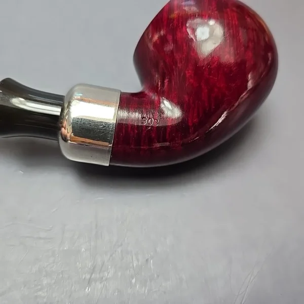 Peterson System Standard Red 303 Smooth Apple Estate Briar Pipe, Irish Estates - Image 11