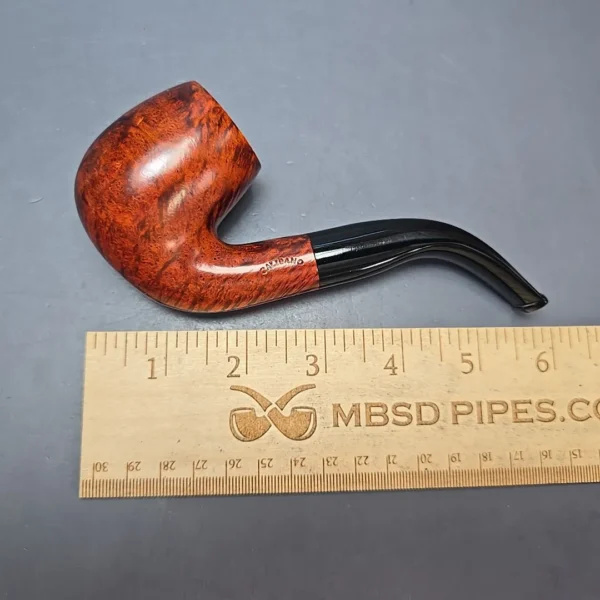 Calibano (Mastro de Paja) 101 D C2 Smooth Bent Billiard Estate Briar Pipe, Unsmoked - Image 14