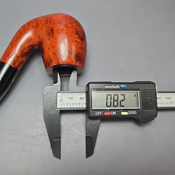 Calibano (Mastro de Paja) 101 D C2 Smooth Bent Billiard Estate Briar Pipe, Unsmoked - Image 15