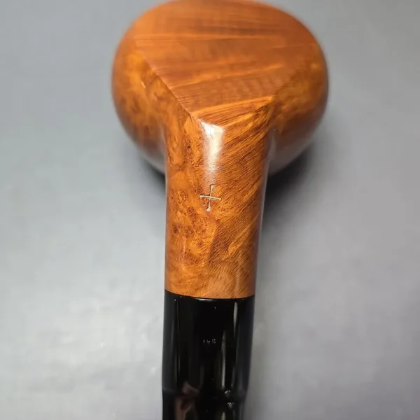 Edward's XL Smooth Diplomat Sitter Estate Briar Pipe, American Estates - Image 12