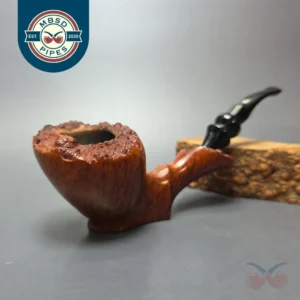 Preben Holm Crown Matt Freehand Sitter Estate Briar Pipe, Danish Estates
