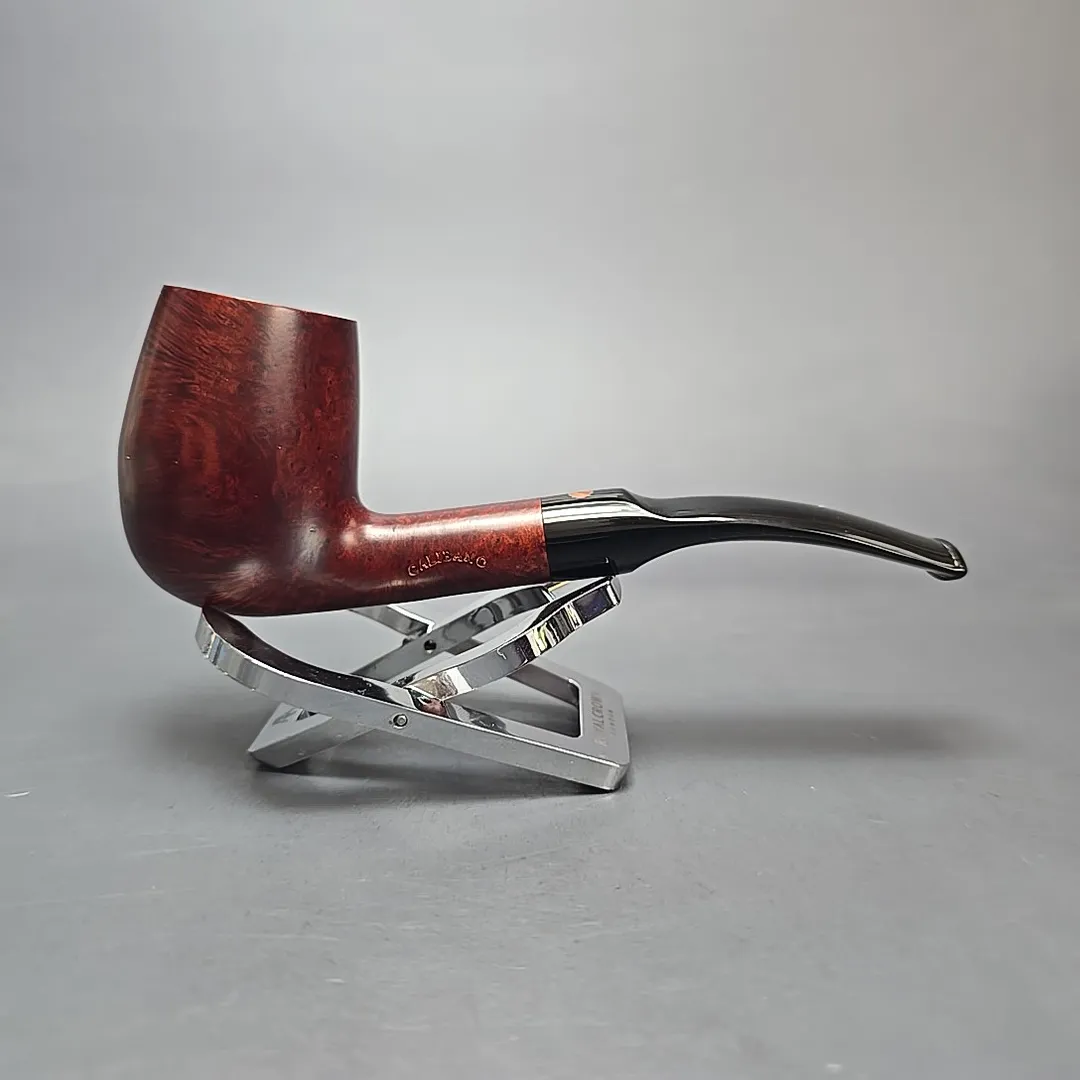 Calibano (Mastro de Paja) 132 C3 Smooth Brandy Estate Briar Pipe, Unsmoked - Image 2