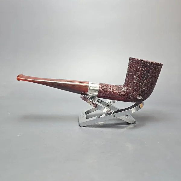 Peterson Irish Harp 120 Sandblasted Dublin w/ Silver Briar Pipe, New - Image 4