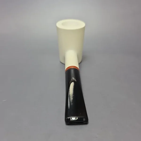 MBSD Meerschaum Deluxe Smooth Poker Block Meerschaum, Pipe Briar-Mortise, New - Image 3