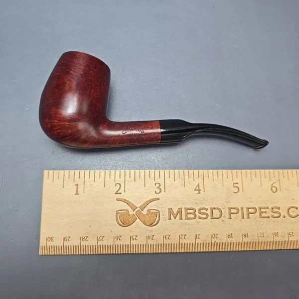 Calibano (Mastro de Paja) 132 C3 Smooth Brandy Estate Briar Pipe, Unsmoked - Image 10