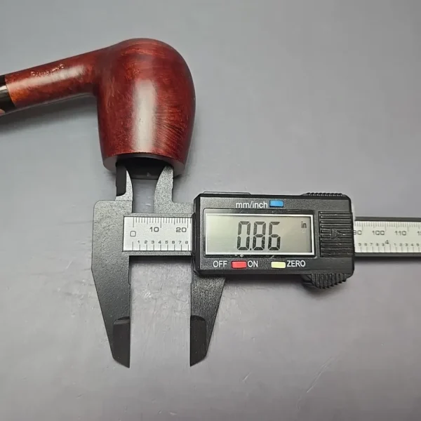 Calibano (Mastro de Paja) 132 C3 Smooth Brandy Estate Briar Pipe, Unsmoked - Image 11