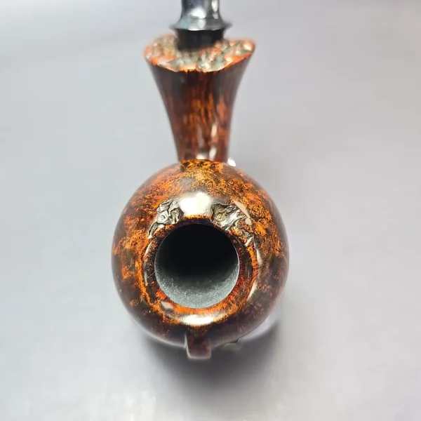 SU Pipes Smooth Blowfish w/ Case Handmade Briar Pipe, New - Image 7