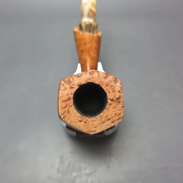 Neerup Basic 4 Smooth Panel Brandy Estate Briar Pipe, Unsmoked - Image 6