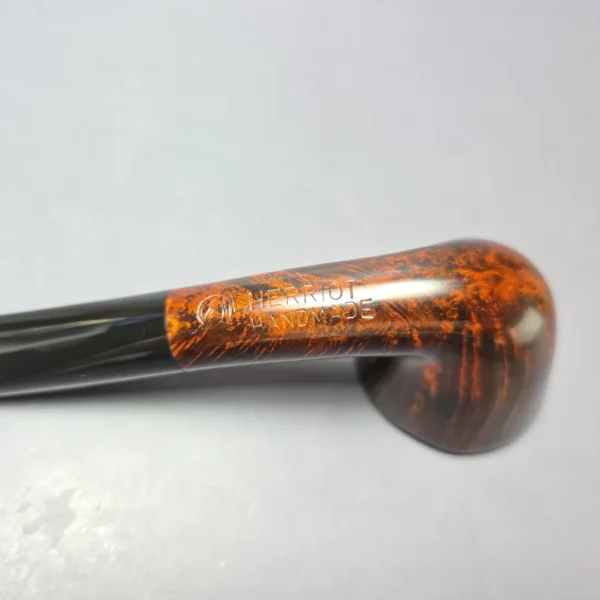 Herriot Pipes Smooth Asymmetric Dublin Handmade Briar Pipe, New - Image 8