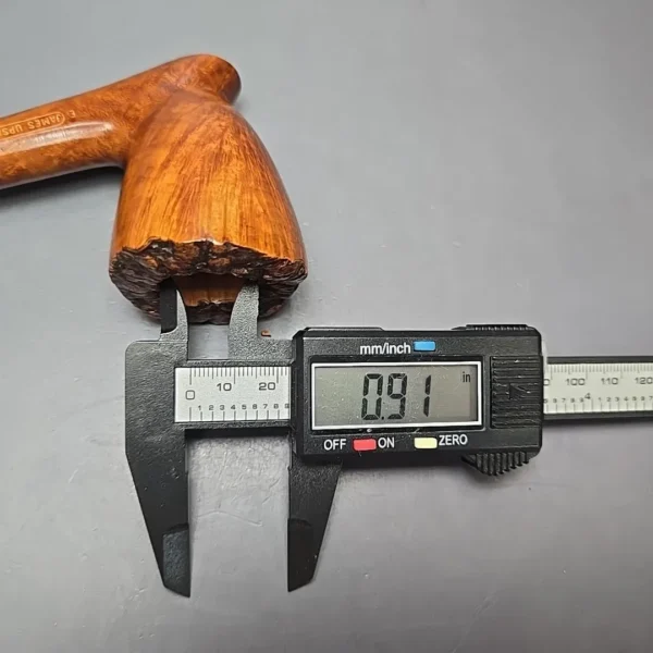 James Upshall E Grade EXL Smooth Cavalier Estate Briar Pipe, Unsmoked - Image 13