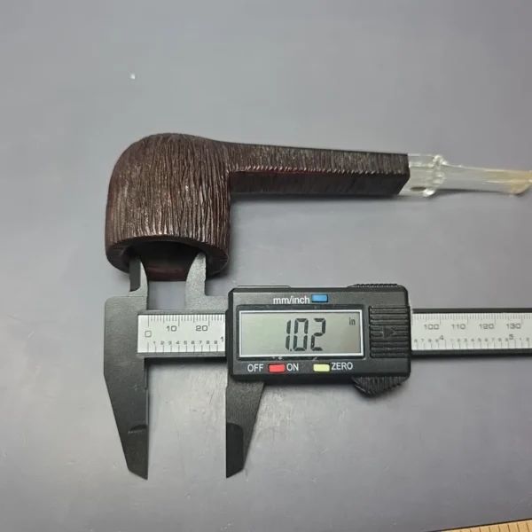 GBD Pre-1980s Rockroot Collector 9640 Rusticated Pot Estate Briar Pipe, English Estates - Image 11
