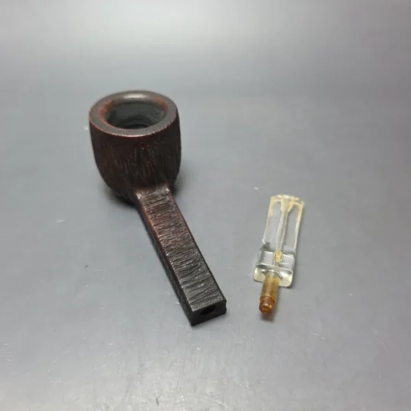 GBD Pre-1980s Rockroot Collector 9640 Rusticated Pot Estate Briar Pipe, English Estates - Image 12