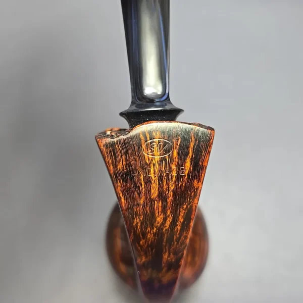 SU Pipes Smooth Blowfish w/ Case Handmade Briar Pipe, New - Image 11