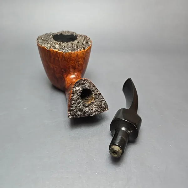 Bari Special Hand Cut XL Smooth Freehand Estate Briar Pipe, Danish Estates - Image 14