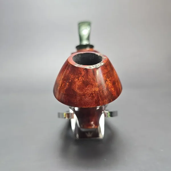 SU Pipes Smooth Dancing Rhodesian w/ Case Handmade Briar Pipe, New - Image 4