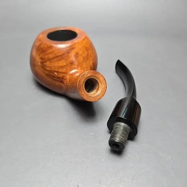 Edward's XL Smooth Diplomat Sitter Estate Briar Pipe, American Estates - Image 15