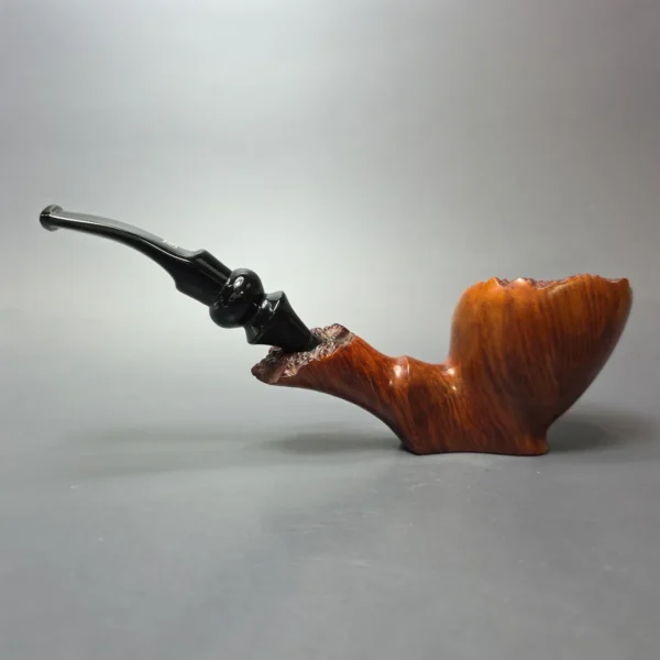 Preben Holm Crown Matt Freehand Sitter Estate Briar Pipe, Danish Estates - Image 4