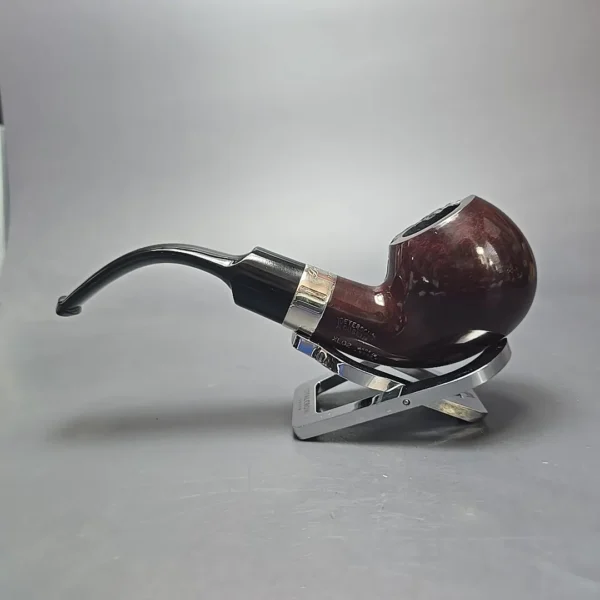 Peterson Jekyll & Hyde XL02 Partially Rusticated Apple Briar Pipe, New - Image 5