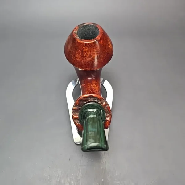 SU Pipes Smooth Dancing Rhodesian w/ Case Handmade Briar Pipe, New - Image 6