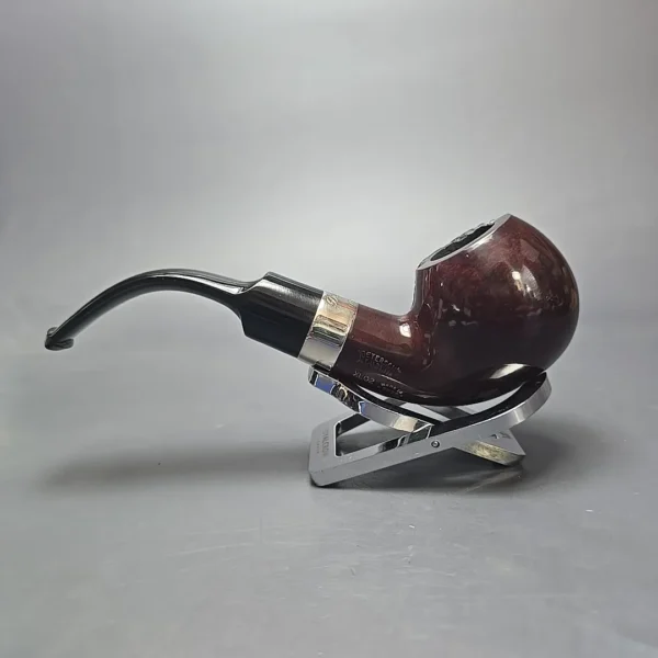 Peterson Jekyll & Hyde XL02 Partially Rusticated Apple Briar Pipe, New - Image 6