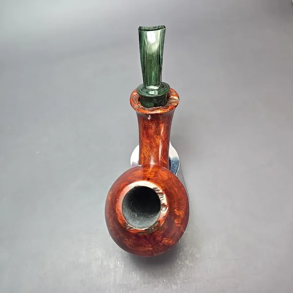 SU Pipes Smooth Dancing Rhodesian w/ Case Handmade Briar Pipe, New - Image 9