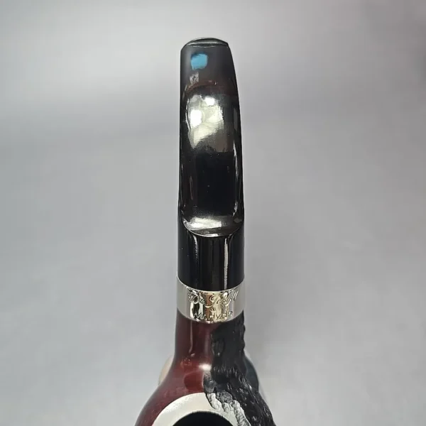 Peterson Jekyll & Hyde XL02 Partially Rusticated Apple Briar Pipe, New - Image 9