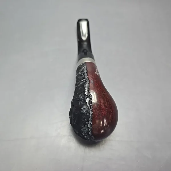 Peterson Jekyll & Hyde XL02 Partially Rusticated Apple Briar Pipe, New - Image 11