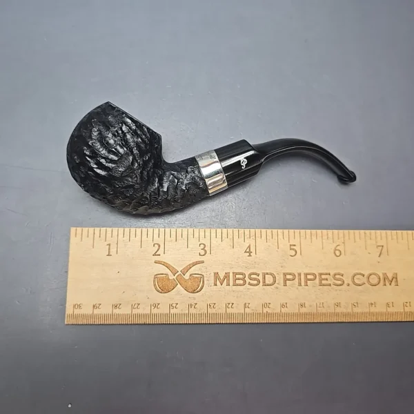 Peterson Jekyll & Hyde XL02 Partially Rusticated Apple Briar Pipe, New - Image 13