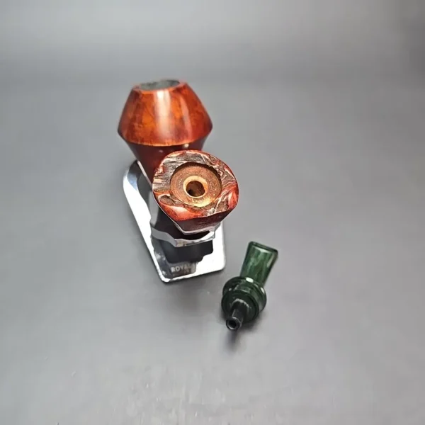 SU Pipes Smooth Dancing Rhodesian w/ Case Handmade Briar Pipe, New - Image 15