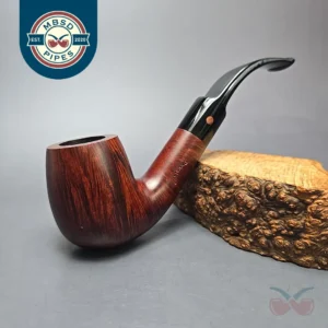 Calibano (Mastro de Paja) 107 S C3 Smooth Bent Billiard Estate Briar Pipe, Unsmoked