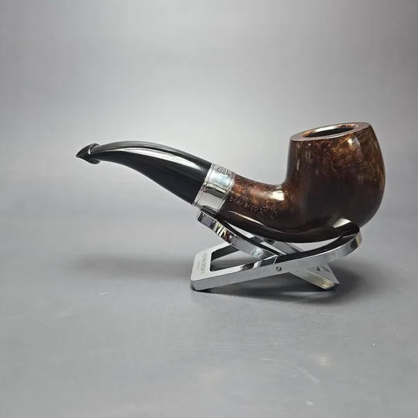 Peterson 160th Anniversary Pat. B Dark Smooth Bent Billiard Briar Pipe, New - Image 4