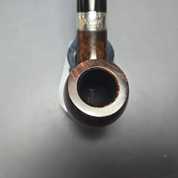 Peterson 160th Anniversary Pat. B Dark Smooth Bent Billiard Briar Pipe, New - Image 6